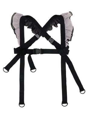 NEW ACDC RAG Capsule Bunny Heart Hack Black Body Harness